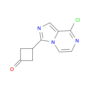 3-(8-chloroimidazo[1,5-a]pyrazin-3-yl)cyclobutan-1-one