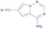 4-Aminopyrrolo[2,1-f][1,2,4]triazine-6-carbonitrile