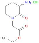 Ethyl 2-((S)-3-amino-2-oxopiperidin-1-yl)acetate HCl