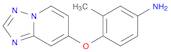 4-([1,2,4]Triazolo[1,5-a]pyridin-7-yloxy)-3-methylaniline