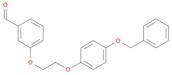 3-{2-[4-(benzyloxy)phenoxy]ethoxy}benzaldehyde