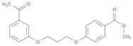 methyl 4-[3-(3-acetylphenoxy)propoxy]benzoate