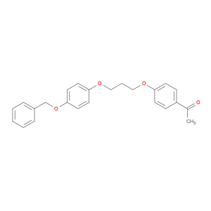 1-(4-{3-[4-(benzyloxy)phenoxy]propoxy}phenyl)ethan-1-one