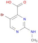 5-Bromo-2-(methylamino)pyrimidine-4-carboxylic acid