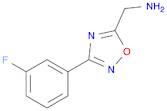 [3-(3-Fluorophenyl)-1,2,4-oxadiazol-5-yl]methanamine