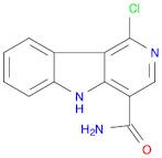 1-CHLORO-5H-PYRIDO[4,3-B]INDOLE-4-CARBOXAMIDE