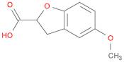 2-Benzofurancarboxylic acid, 2,3-dihydro-5-methoxy-