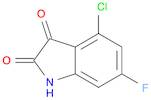 4-chloro-6-fluoro-2,3-dihydro-1H-indole-2,3-dione