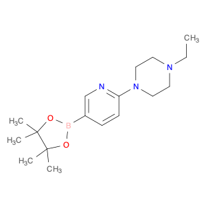 1-ethyl-4-[5-(4,4,5,5-tetramethyl-1,3,2-dioxaborolan-2-yl)pyridin-2-yl]piperazine