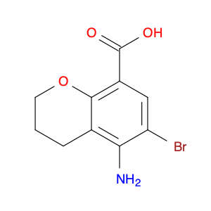 5-Amino-6-bromo-3,4-dihydro-2H-1-benzopyran-8-carboxylic acid