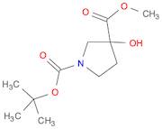 1-O-tert-butyl 3-O-methyl 3-hydroxypyrrolidine-1,3-dicarboxylate