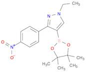 1-ethyl-3-(4-nitrophenyl)-4-(4,4,5,5-tetramethyl-1,3,2-dioxaborolan-2-yl)-1H-pyrazole