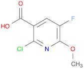 2-Chloro-5-fluoro-6-methoxynicotinic acid