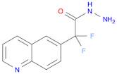 2,2-Difluoro-2-(quinolin-6-yl)acetohydrazide