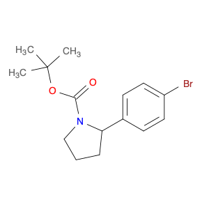 tert-butyl 2-(4-bromophenyl)pyrrolidine-1-carboxylate