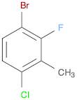 1-Bromo-4-chloro-2-fluoro-3-methylbenzene