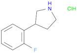 3-(2-Fluorophenyl)pyrrolidineHydrochloride