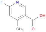 3-Pyridinecarboxylicacid, 6-fluoro-4-methyl-