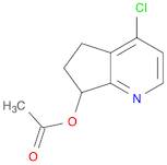 (4-chloro-6,7-dihydro-5H-cyclopenta[b]pyridin-7-yl) acetate