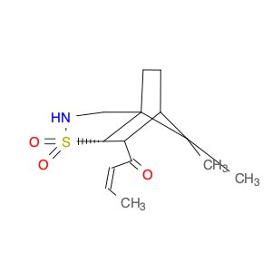(E)-1-((3aR,6S,7aS)-8,8-Dimethyl-2,2-dioxidohexahydro-1H-3a,6-methanobenzo[c]isothiazol-1-yl)but-2…