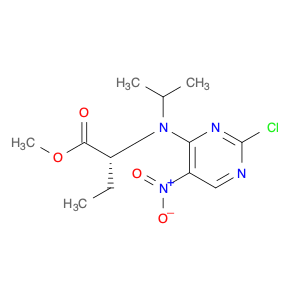 (R)-Methyl 2-((2-chloro-5-nitropyrimidin-4-yl)(isopropyl)amino)butanoate