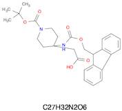 (4-Fmoc-amino-1-Boc-piperidin-4-yl)acetic acid