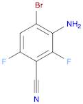 3-Amino-4-bromo-2,6-difluorobenzonitrile