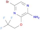 5-bromo-3-(2,2,2-trifluoroethoxy)pyrazin-2-amine