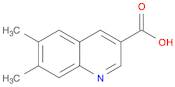 6,7-Dimethylquinoline-3-carboxylic acid