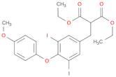 Diethyl 2-(3,5-diiodo-4-(4-methoxyphenoxy)benzyl)malonate