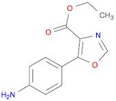 ethyl 5-(4-aminophenyl)-1,3-oxazole-4-carboxylate