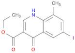 Ethyl 6-iodo-8-methyl-4-oxo-1,4-dihydroquinoline-3-carboxylate