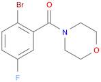 (2-Bromo-5-fluorophenyl)(morpholino)methanone