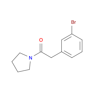 2-(3-bromophenyl)-1-pyrrolidin-1-ylethanone