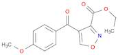 ethyl 4-(4-methoxybenzoyl)-1,2-oxazole-3-carboxylate