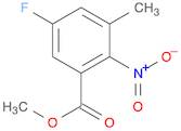 Benzoicacid, 5-fluoro-3-methyl-2-nitro-, methyl ester