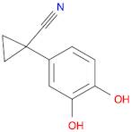 1-(3,4-dihydroxyphenyl)cyclopropane-1-carbonitrile