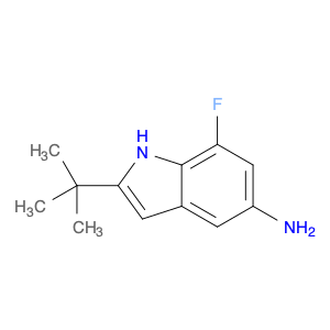 2-(tert-Butyl)-7-fluoro-1H-indol-5-amine