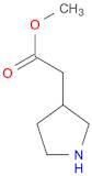 3-Pyrrolidineacetic acid, methyl ester