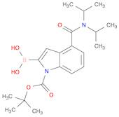 1H-Indole-1-carboxylicacid, 4-[[bis(1-methylethyl)amino]carbonyl]-2-borono-, 1-(1,1-dimethylethyl)…