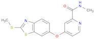 N-Methyl-4-((2-(methylthio)benzo[d]thiazol-6-yl)oxy)picolinamide