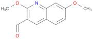 3-Quinolinecarboxaldehyde, 2,7-dimethoxy-