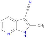 1H-Pyrrolo[2,3-b]pyridine-3-carbonitrile, 2-methyl-