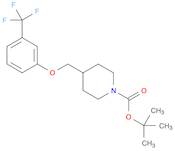 tert-butyl 4-[[3-(trifluoromethyl)phenoxy]methyl]piperidine-1-carboxylate