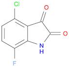 4-Chloro-7-fluoroindoline-2,3-dione