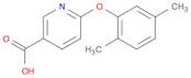 6-(2,5-dimethylphenoxy)pyridine-3-carboxylic acid