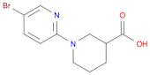 1-(5-Bromopyridin-2-yl)piperidine-3-carboxylic acid