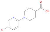 1-(5-bromopyridin-2-yl)piperidine-4-carboxylic acid