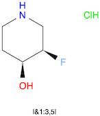 (3R,4S)-3-Fluoropiperidin-4-ol hydrochloride