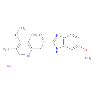 1H-Benzimidazole,5-methoxy-2-[[(4-methoxy-3,5-dimethyl-2-pyridinyl)methyl]sulfinyl]-,sodium salt